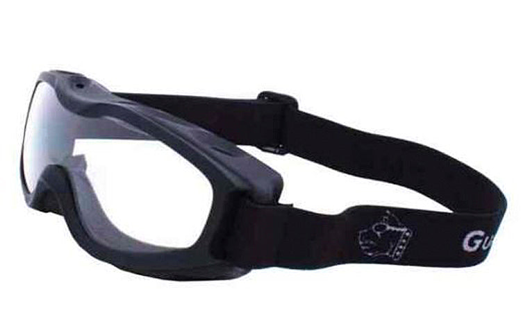 dog motorcycle goggles Guard-Dogs Evader II Motorcycle Airsoft Goggles Clear Lens Matte Black