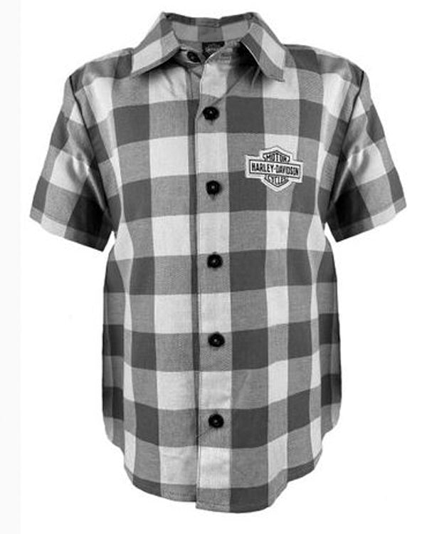 harley davidson short sleeve dress shirts Harley-Davidson Men's H-D TECH Vented Button-Up Short Sleeve Shirt, White 96293-26VM White / 5XL