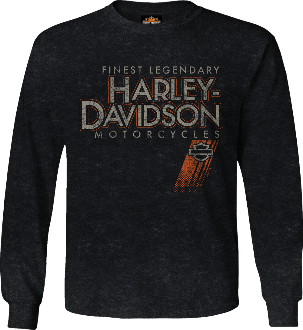 Harley-Davidson® Men's Finest Legendary Long Sleeve T-Shirt | Black