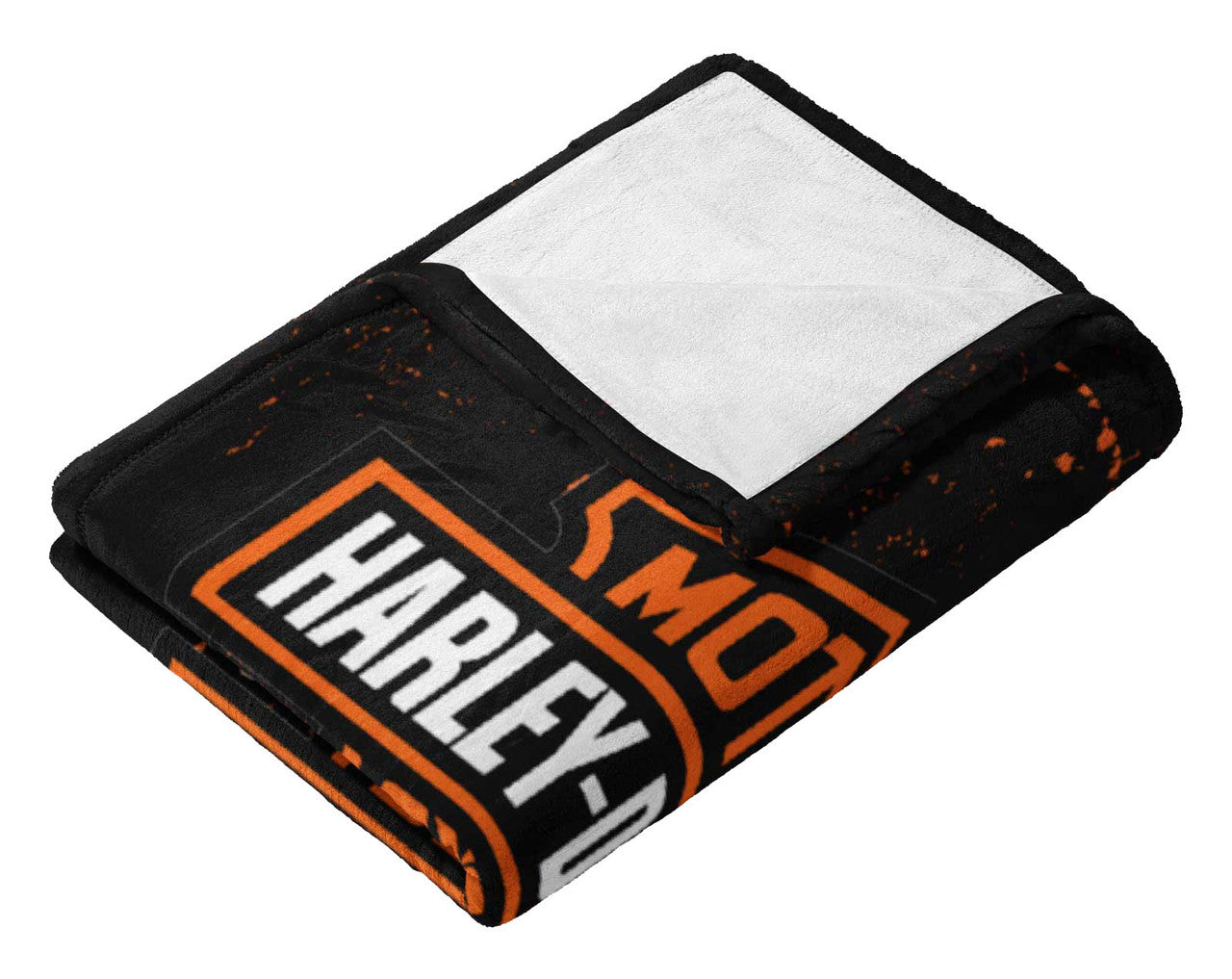 Harley-Davidson® Industrial Bar & Shield Silk Touch Throw Blanket