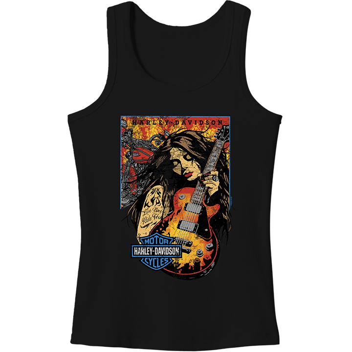 Women's Rocker Tank Top Black Harley-Davidson® – House of Harley®