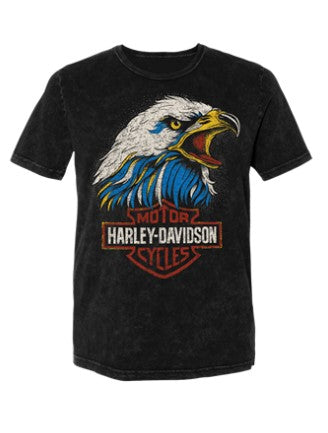 Harley-Davidson® Men's Legacy Screech T-Shirt | Black Mineral Wash