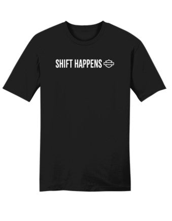 Harley-Davidson® Men's Shift Happens T-Shirt | Custom Black
