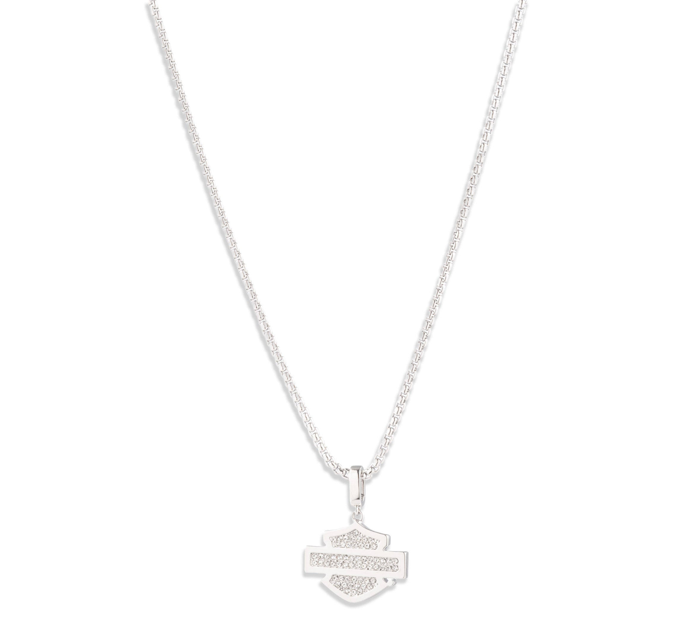 TAKIさん専用Harley-Davidson Bar & Shield メダリ Harley-Davidson Women's Crystal Bar and Shield Necklace – House of