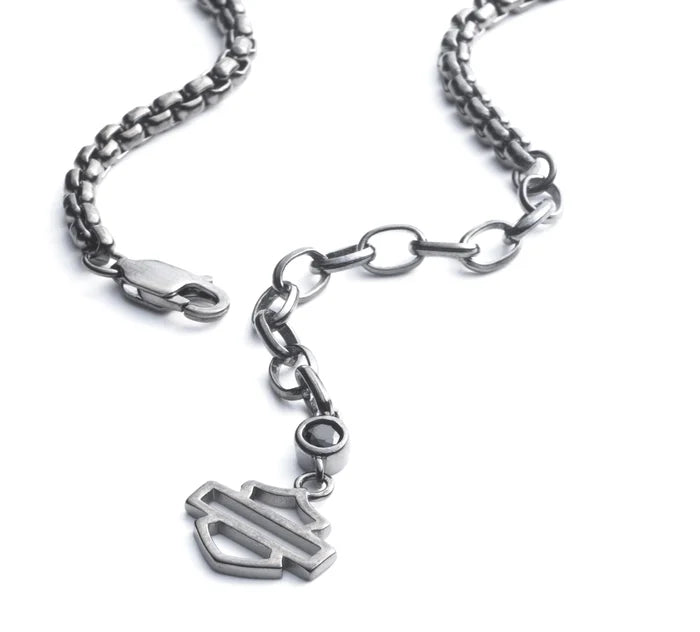 Harley-Davidson® Give One, Keep One Bar & Shield® Necklace Set