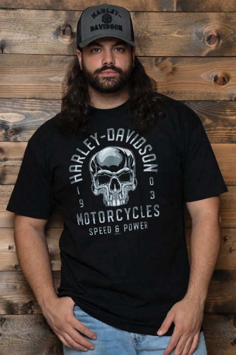 
                  
                    Harley-Davidson® Men's Chrome Life Short Sleeve T-Shirt | Black
                  
                