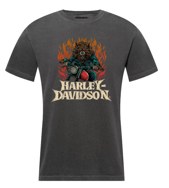 Harley-Davidson® Men's Wolfman Short Sleeve T-Shirt, Pepper