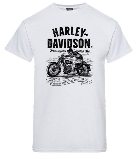 Harley-Davidson® Men's Relay Short Sleeve T-Shirt, White – House