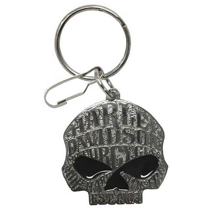 Harley-Davidson® Willie G® Skull Key Chain | Enamel Fill – House