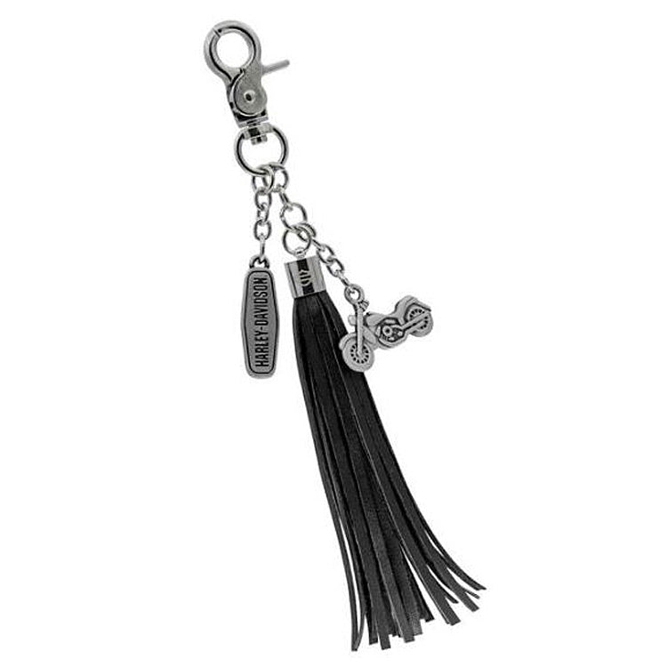 Harley-Davidson Bar & Shield Metal Key Chain – Rubber Tag Style, Official-Look Accessory 6 thumbnail image