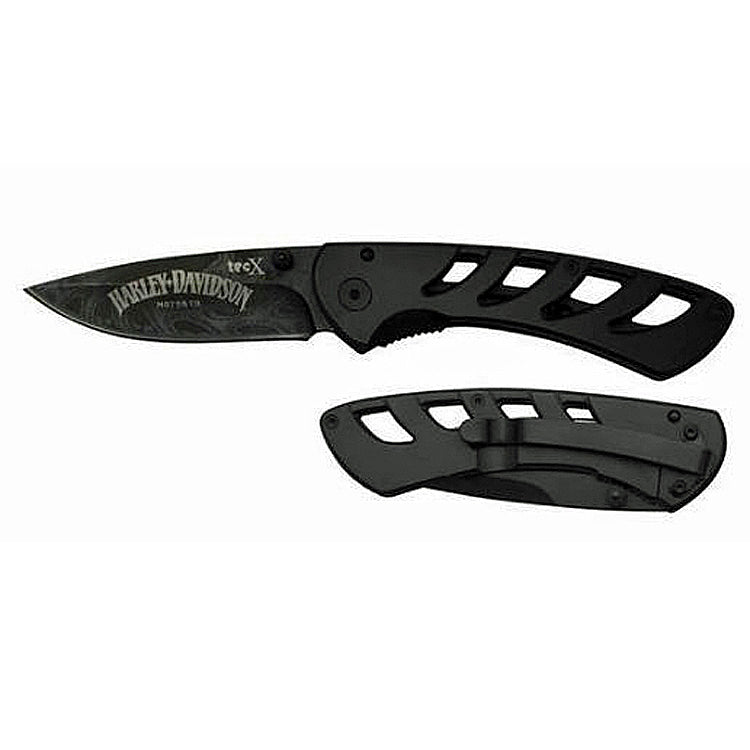 Harley-Davidson® TecX® Exo-Lock Folding Pocket Knife | Skeleton