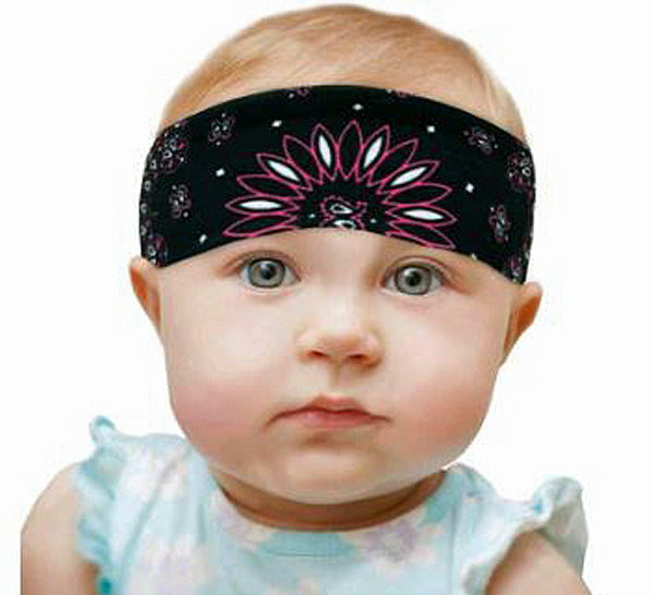 
                  
                    Hair Glove® Baby Black/Pink Paisley EZ Bandz
                  
                