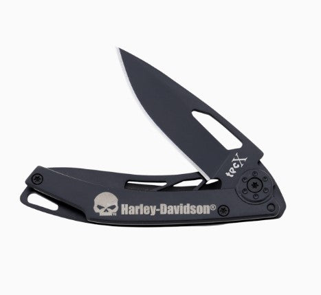Harley-Davidson® TecX® H-D Script Pocket Knife | Stainless Steel