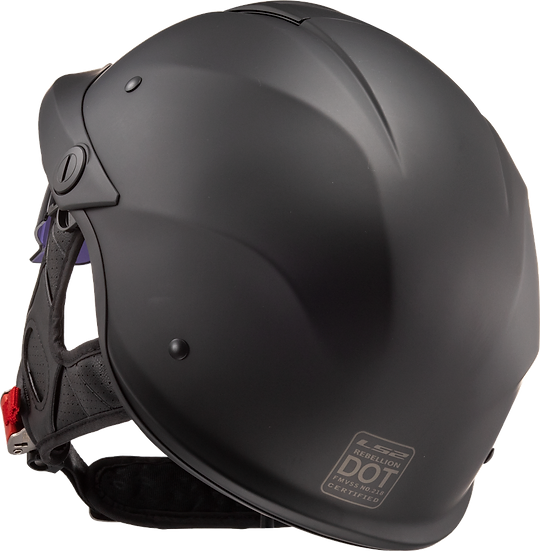 
                  
                    LS2® Rebellion Half Helmet | Matte Black
                  
                