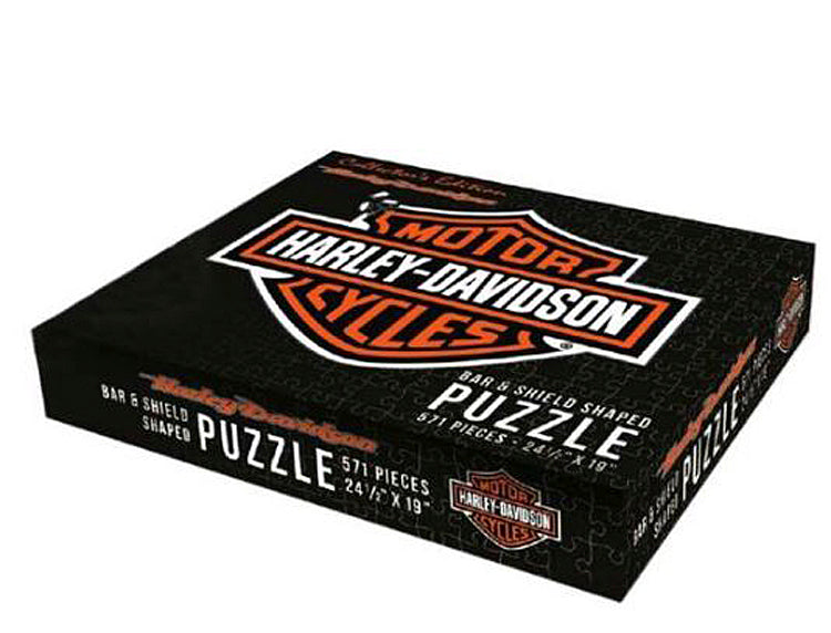 Harley-Davidson® Bar & Shield® Logo Shaped Puzzle | 571 Pieces