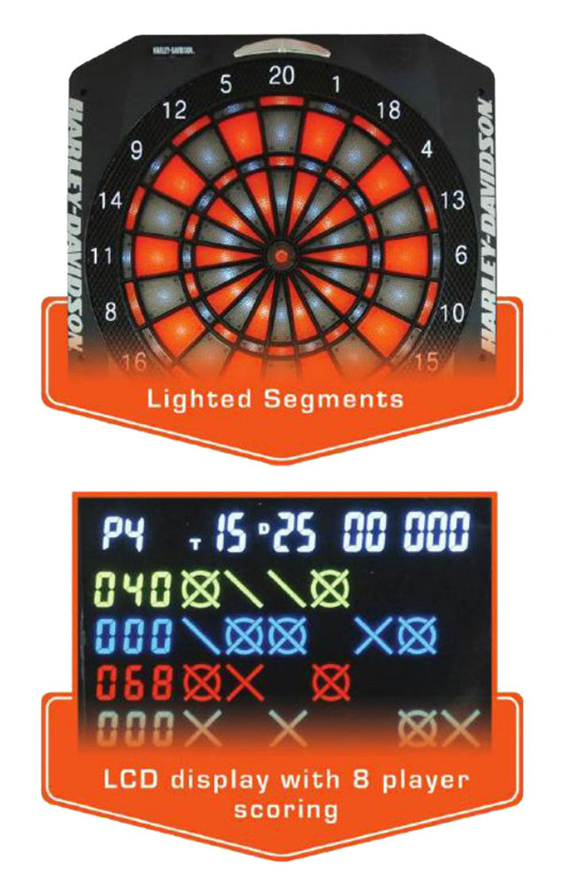 Bar & Shield® Electronic Dart Board | Harley-Davidson® – House of