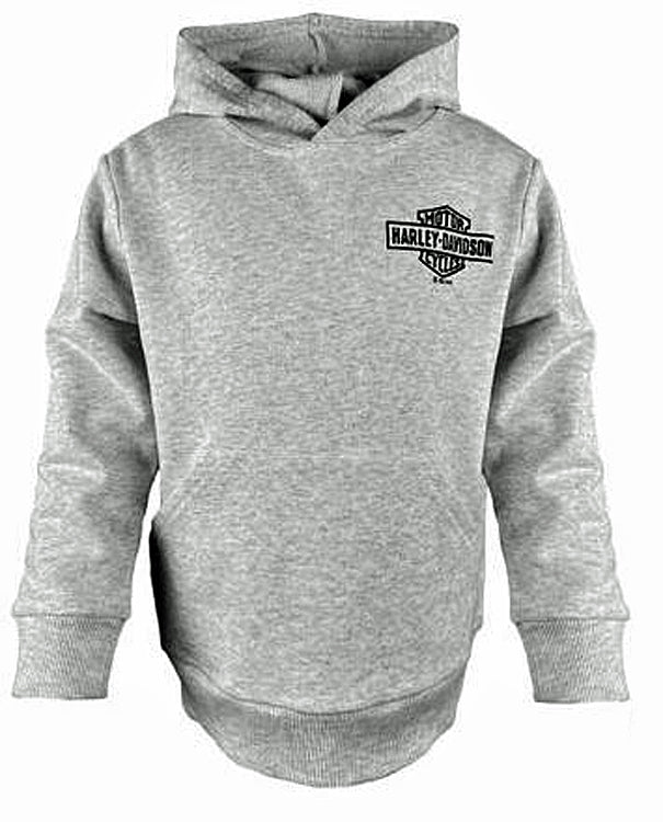 Harley-Davidson® Kids' Long Bar & Shield® Pullover Hoodie – House
