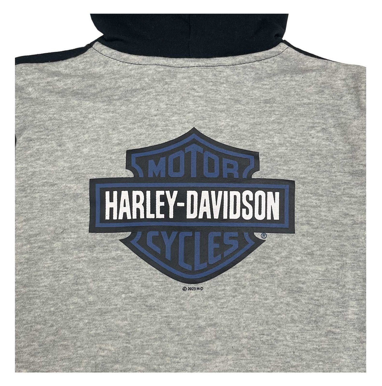 
                  
                    Harley-Davidson® Big Boys' Fleece Bar & Shield® Zip-Front Hoodie | Blue Lined Hood
                  
                