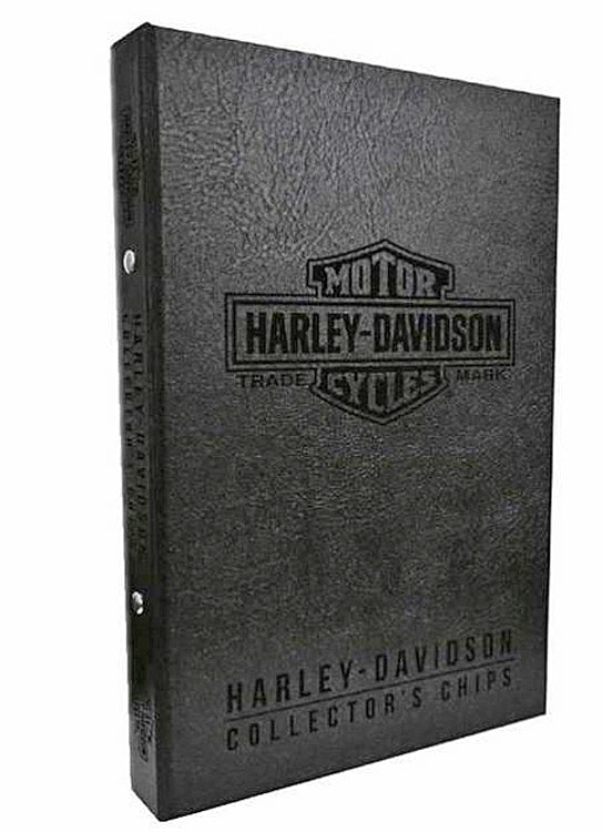 Harley-Davidson® Collectors' Poker Chip Album | Holds 96 Chips