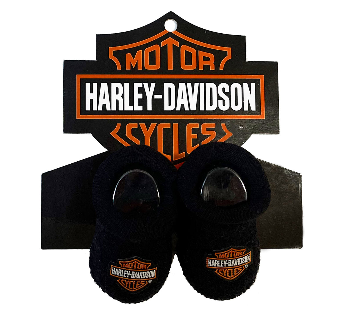 Harley-Davidson Boys' Newborn & Toddler 3-Piece Motorcycle Plaid Outfit Set - Cream & Black