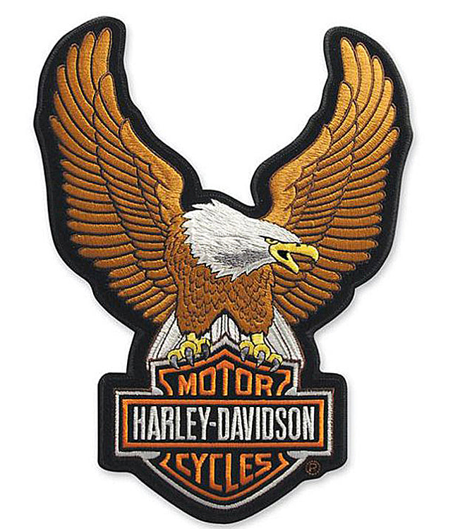 Harley-Davidson® Upwinged Brown Eagle Bar & Shield® Logo Emblem