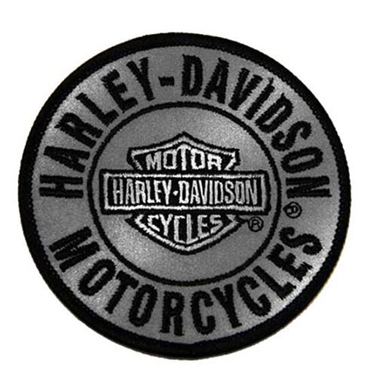Harley Davison BLINGEAUTIFUL grey and black Embroidery emblem Harley Davidson Logo 2 Embroidery Design - Emblanka main image 3