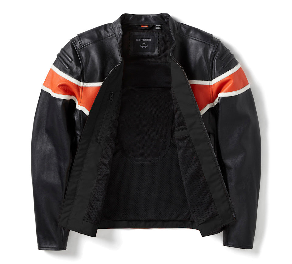 Men's H-D Trenton Leather Riding Jacket – House of Harley®