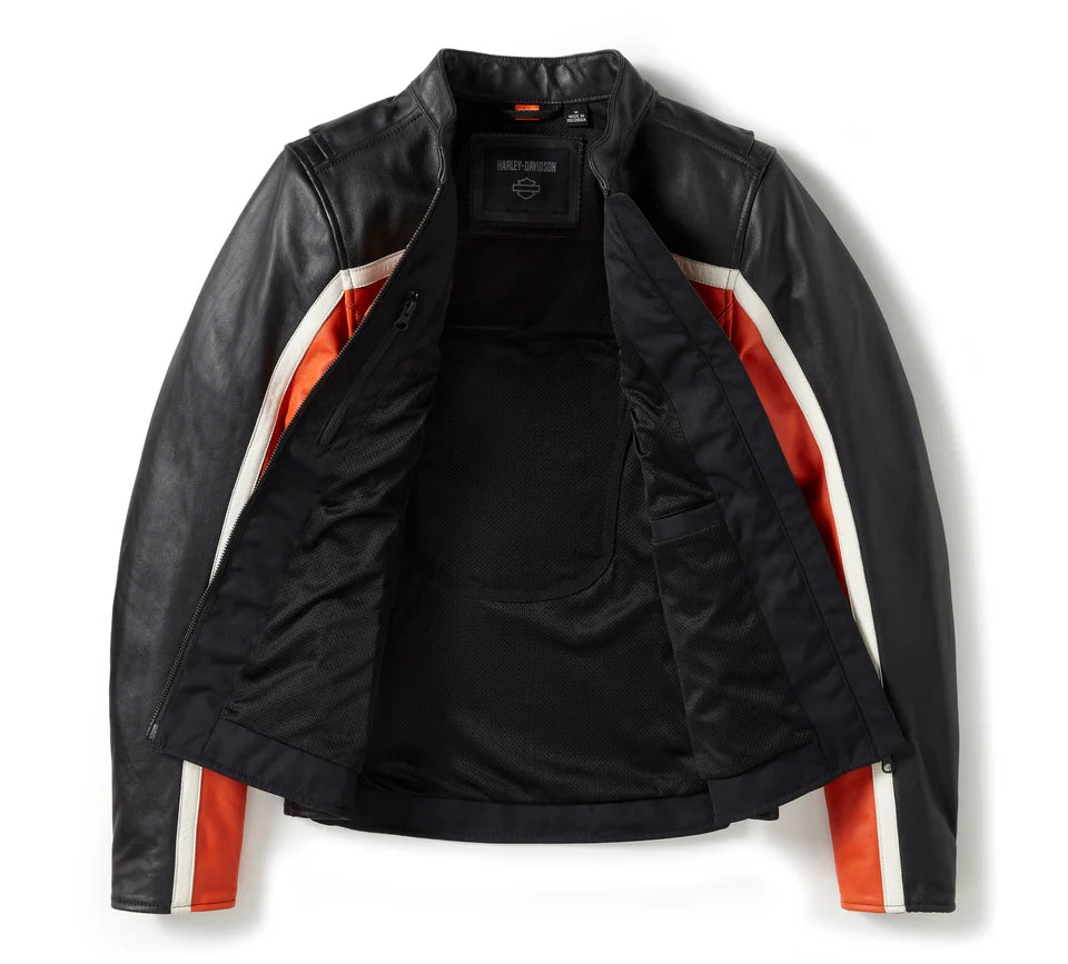 Women's H-D® Trenton Leather Riding Jacket | House of Harley®