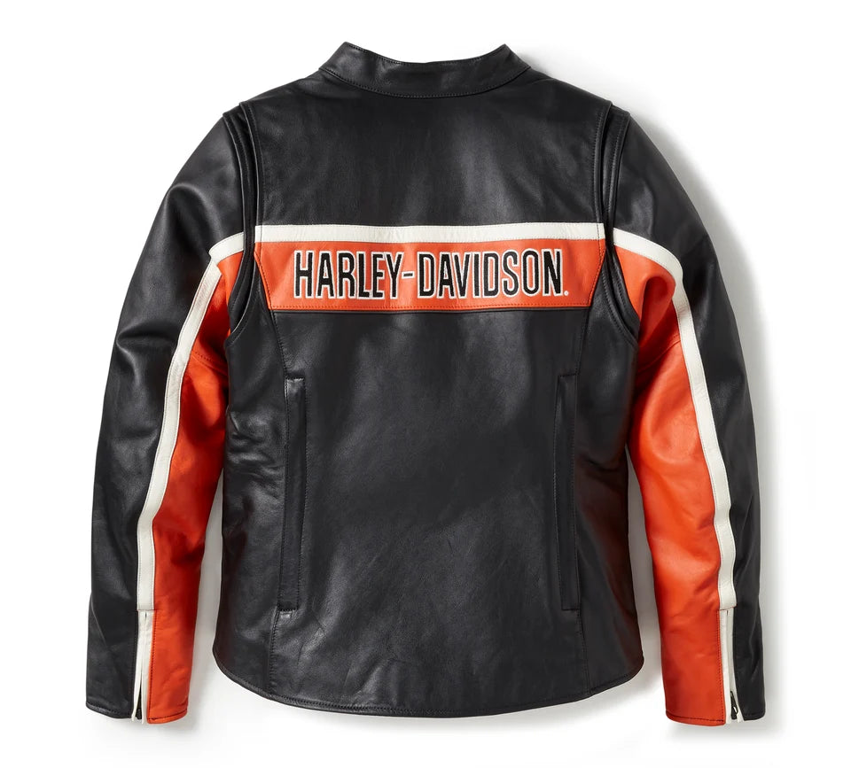 Women's H-D® Trenton Leather Riding Jacket | House of Harley®