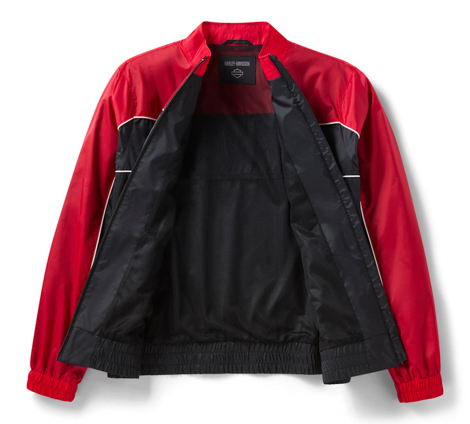 Harley-Davidson® Women's Screamin' Eagle Windbreaker  Red/Black