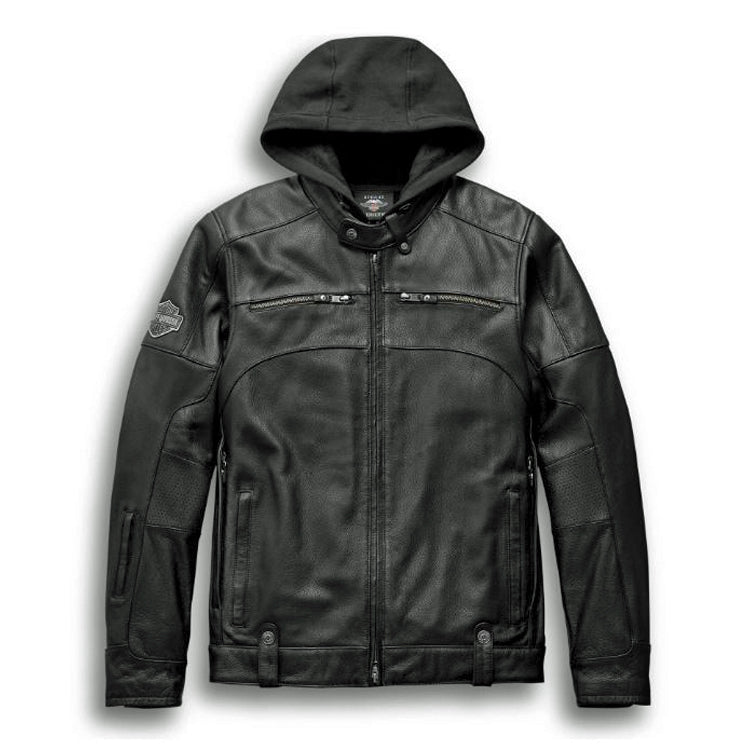 Harley-Davidson® Men's Swingarm 3-in-1 Leather Riding Jacket