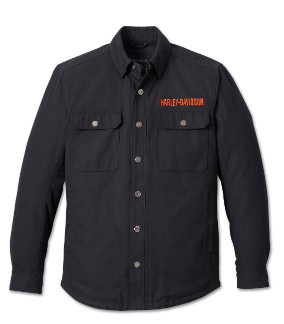 Harley-Davidson Men's Operative Riding Shirt Jacket | Black - 5XL Harley-Davidson Men's Operative Riding Shirt Jacket | Black - 5XL