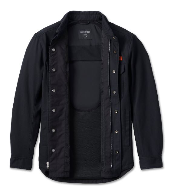 Harley-Davidson® Men's Operative Riding Shirt Jacket - Black