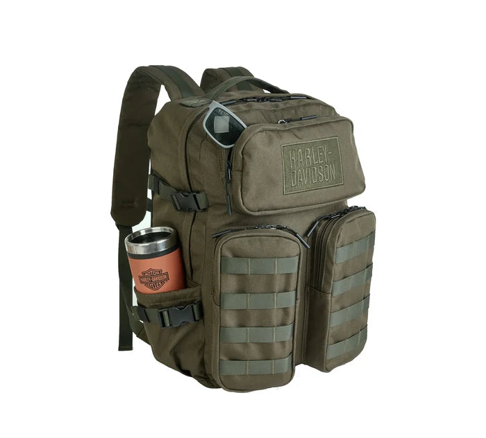 Harley-Davidson® Rebel Backpack | Green – House of Harley® Harley-Davidson® Rebel Backpack | Green – House of Harley®