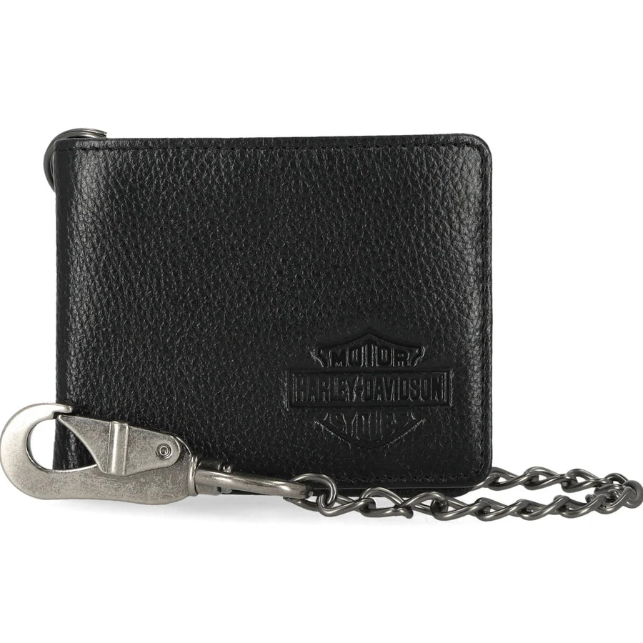 Harley-Davidson® Men's Bar & Shield Core Pebble Biker Chain Bi