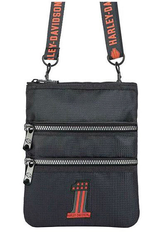 Harley-Davidson® Women's #1 Logo Crossbody Bag | Sling Bag | Hip