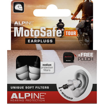 Alpine® MotoSafe® Earplugs | Tour
