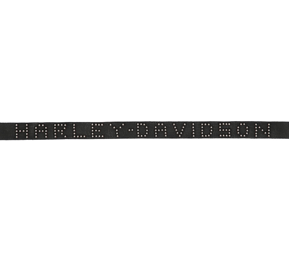 
                  
                    Harley-Davidson®  Women's Dome Stud H-D Logo Belt | Black
                  
                