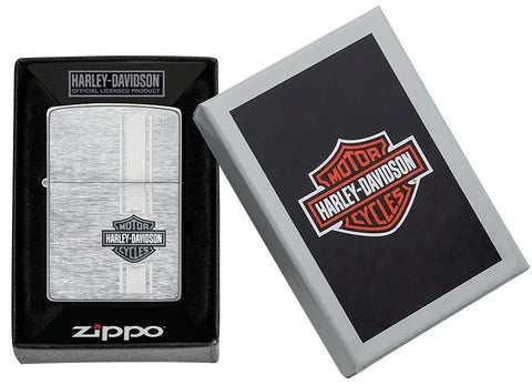 
                  
                    Harley-Davidson® Bar & Shield Brushed Chrome Zippo® Lighter
                  
                
