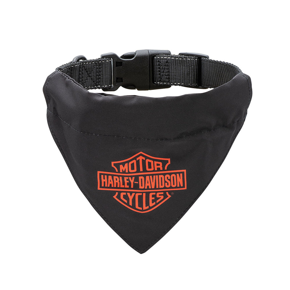 Harley-Davidson® Black Bar & Shield Pet Bandana | L\XL