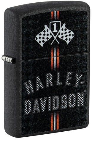 
                  
                    Harley-Davidson® #1 Black Crackle Chrome Zippo® Lighter
                  
                