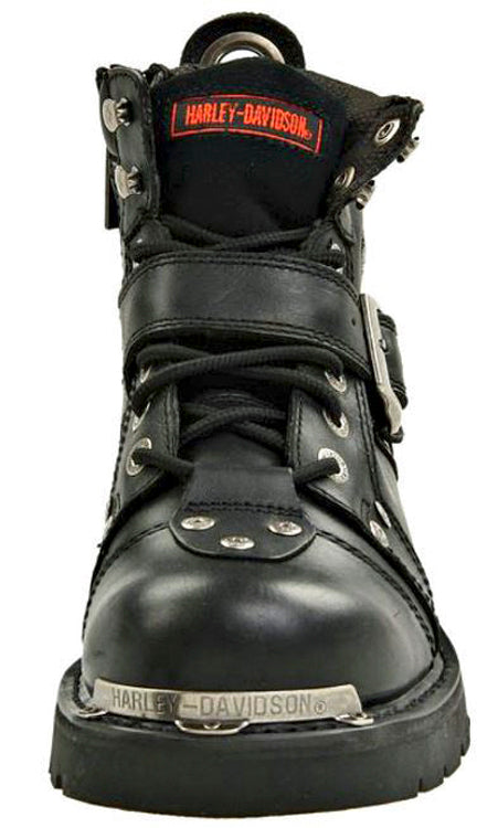 HARLEY-DAVIDSON® FOOTWEAR Men's Brake Buckle Black Leather