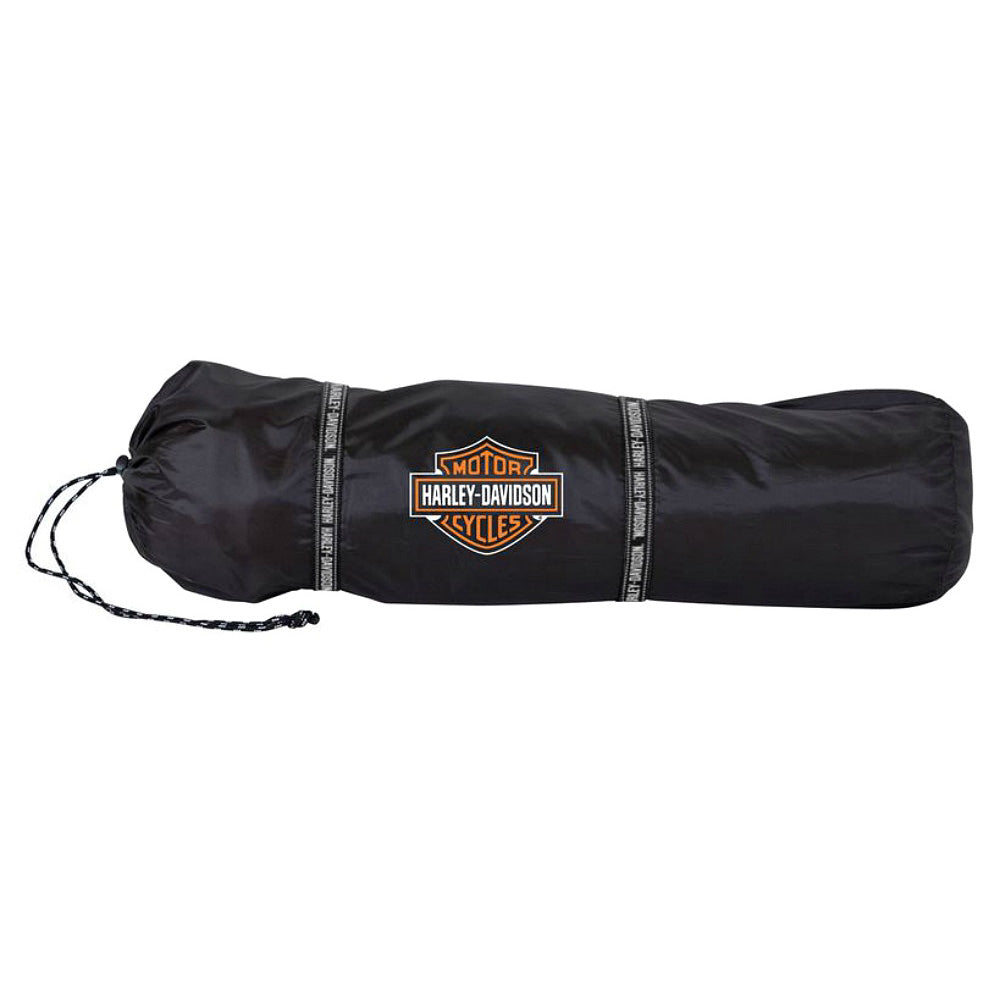Harley-Davidson® Riders' Orange Dome Tent | with Bike Storage