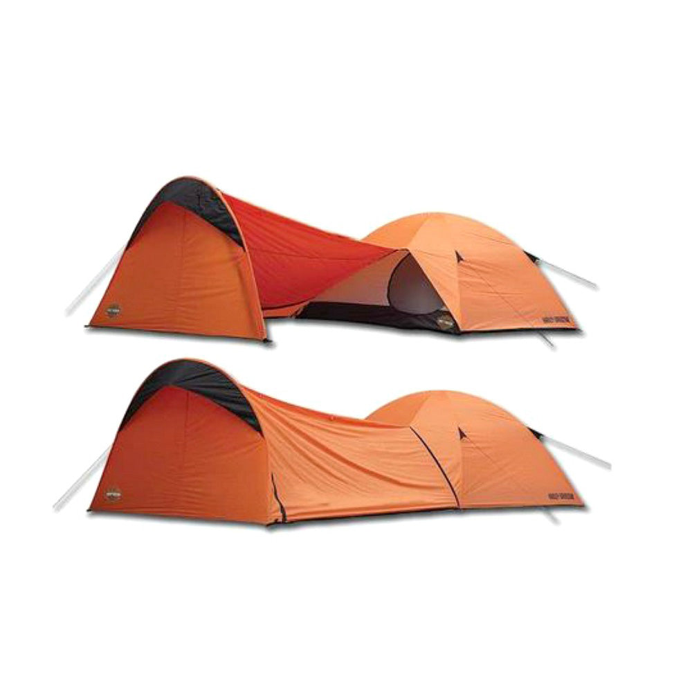 Harley-Davidson® Riders' Orange Dome Tent with Bike Storage