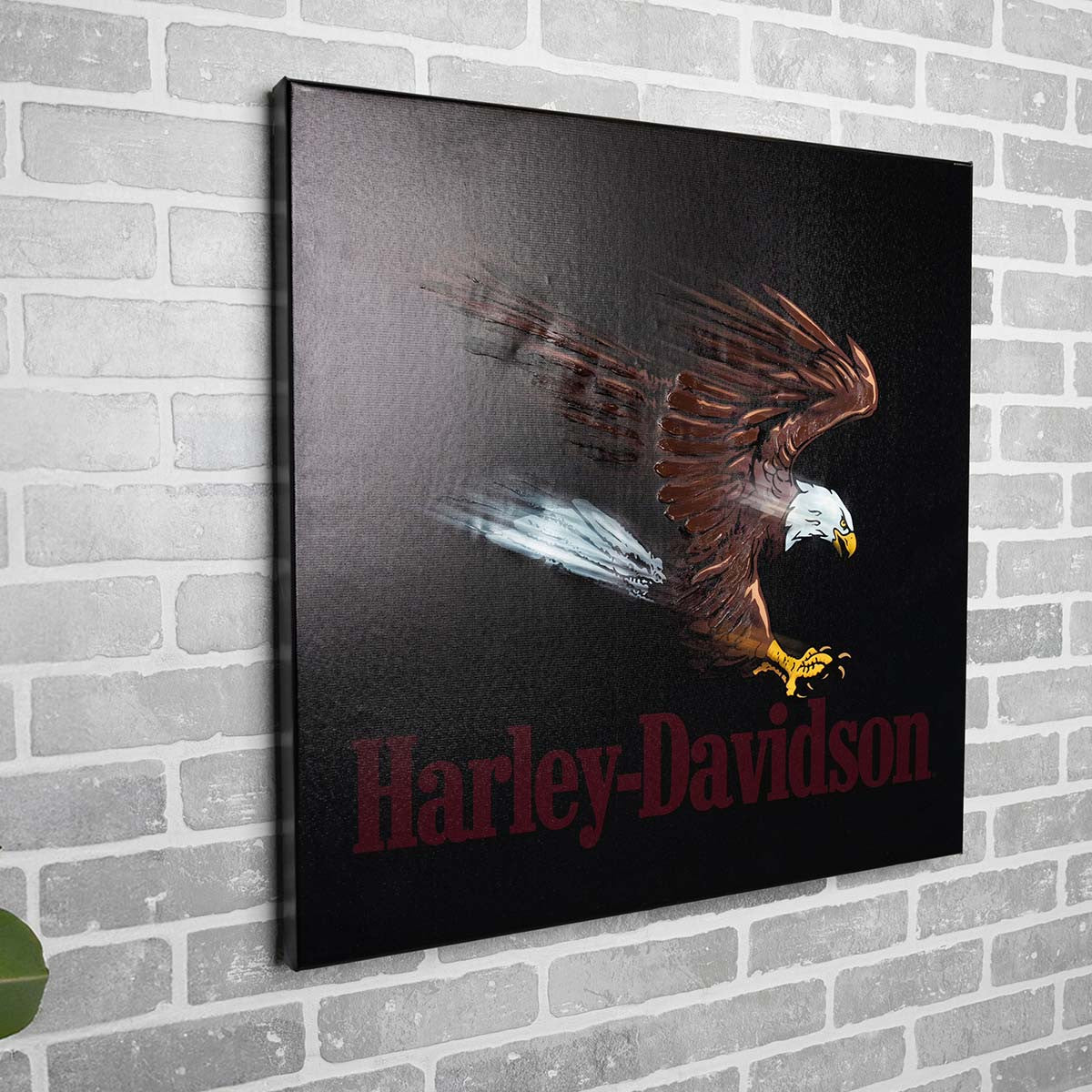 Harley-Davidson® Swooping Eagle Canvas Print | House of Harley®