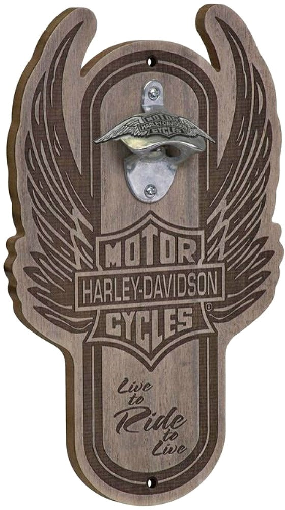 Harley-Davidson® Winged Bar & Shield® Magnetic Bottle Opener | Cap
