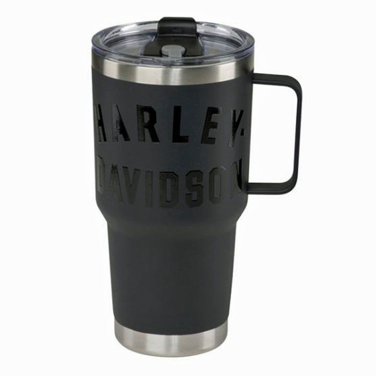 Harley-Davidson® Stainless Steel Travel Mug Matte Black