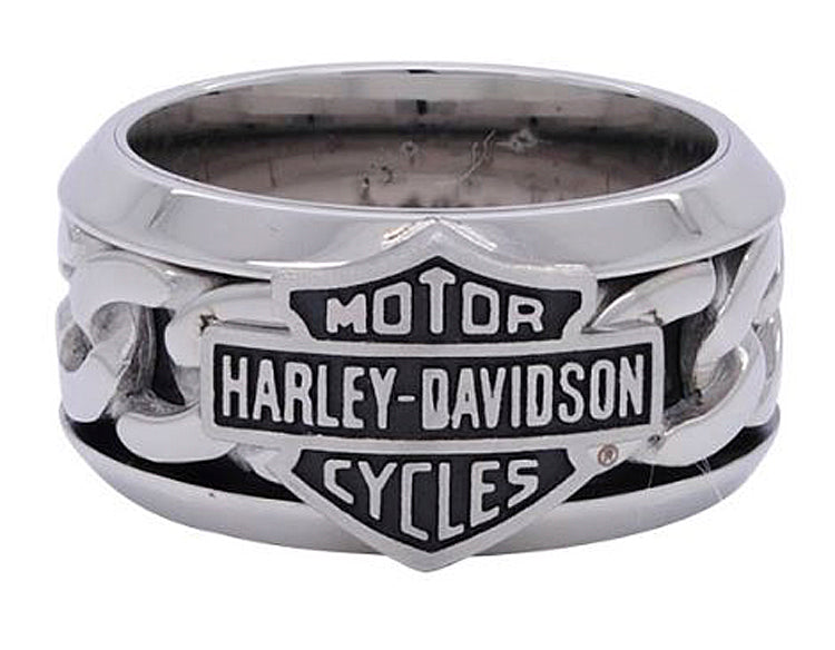 Harley-Davidson® Men's Bar & Shield® Chain Ring