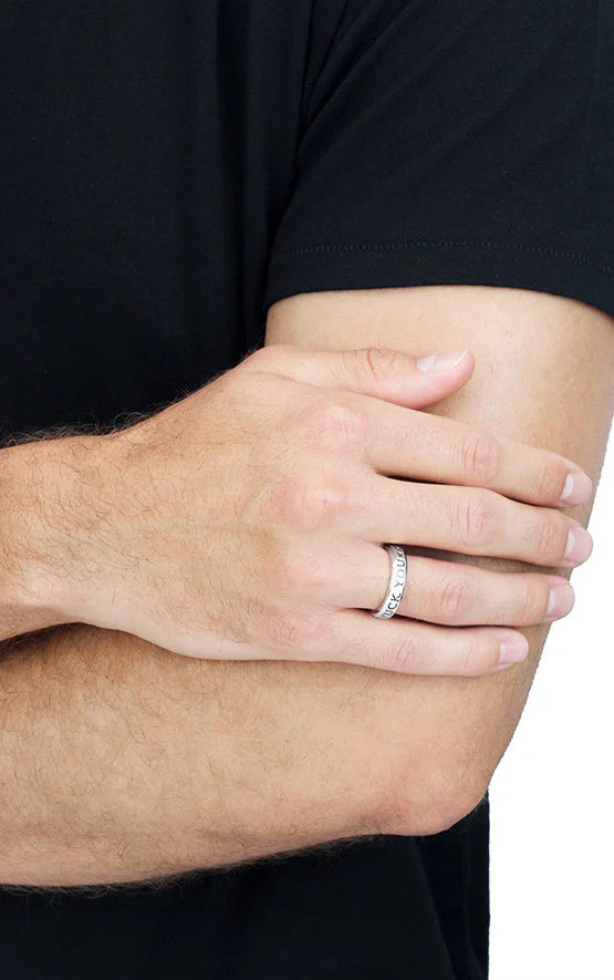 King Baby® Stackable Fuck You Ring | House of Harley®