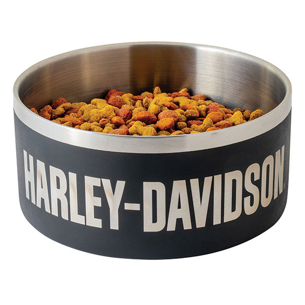 Harley-Davidson® Large Pet Bowl | Black
